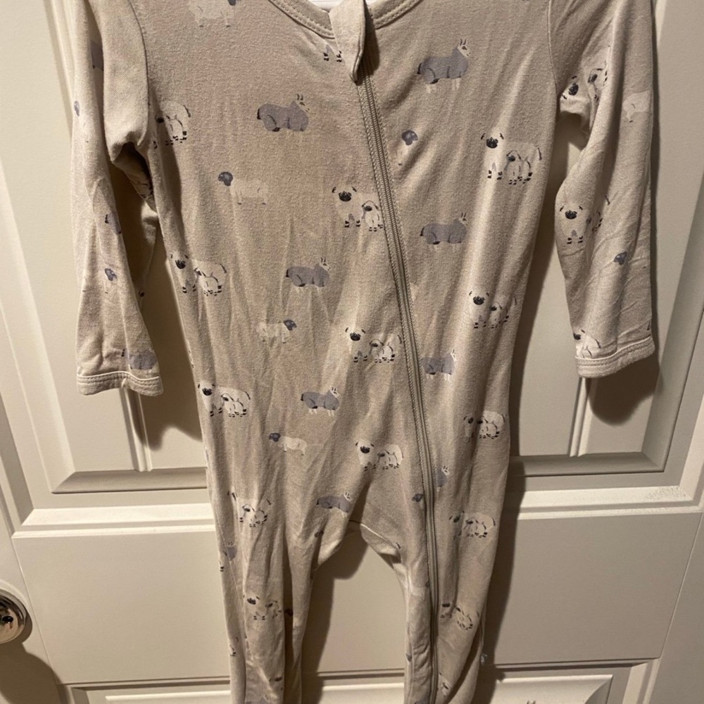 Kyte baby sheep romper